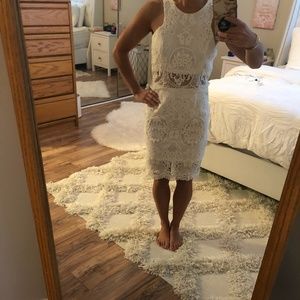 Lulu's Two piece white set